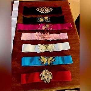 Vintage belt collection